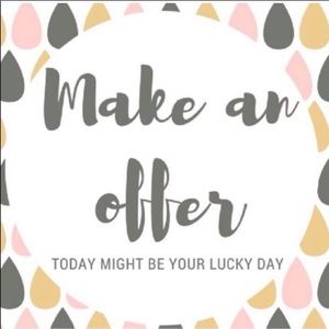 Make me an offer😊